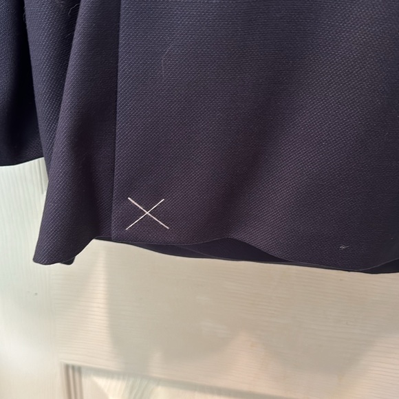 NWOT Mens Navy Blue utility blazer by Jos A Bank. 100% wool. Size 44 regular. - Picture 14 of 16